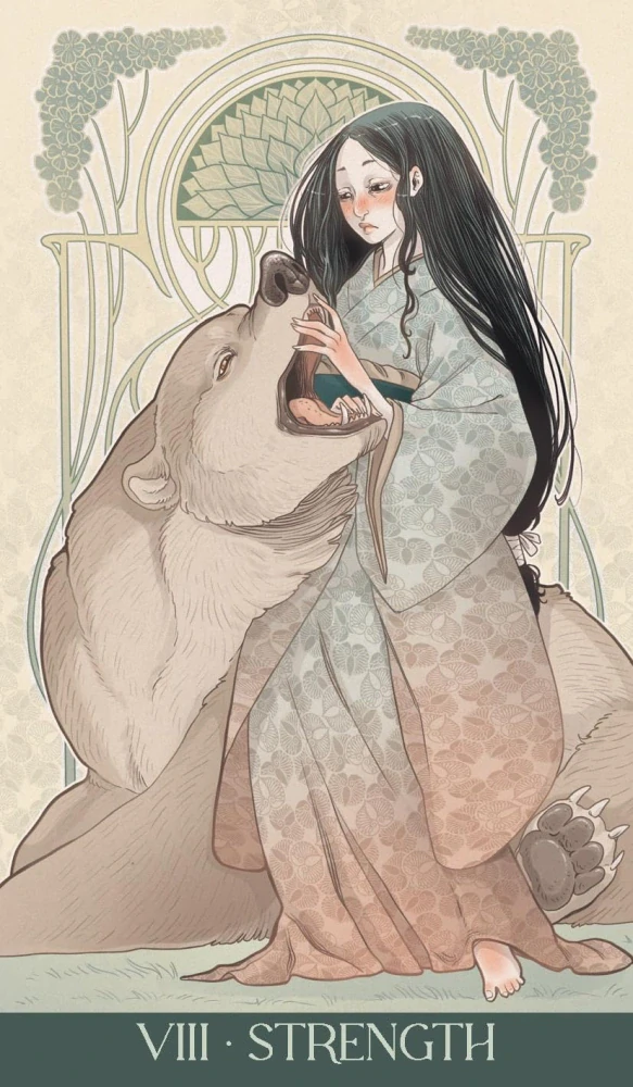 Japanese Art Nouveau Tarot Cards