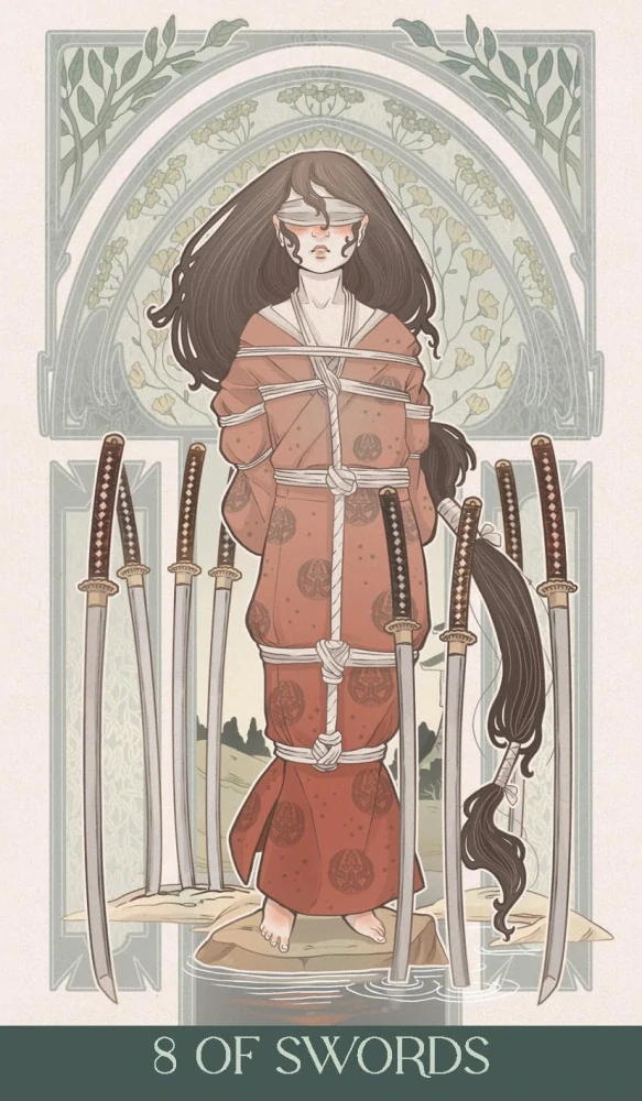 Japanese Art Nouveau Tarot Cards